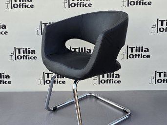 Flora Kesim Tarama Çalışma Bekleme Koltuğu Krom U Ayak